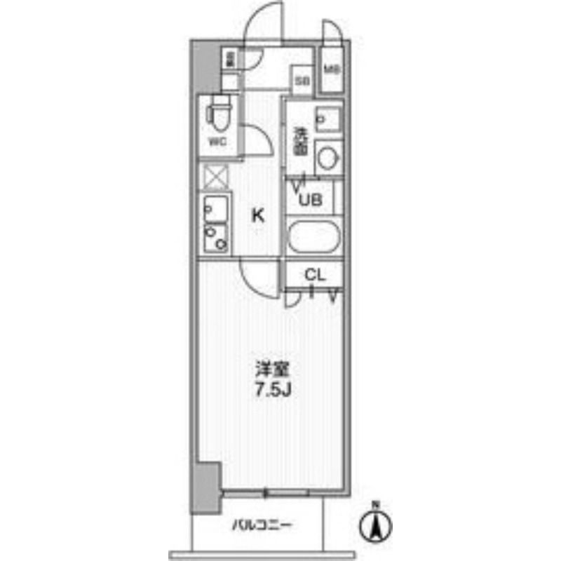 La Douceur梅田Westの間取り