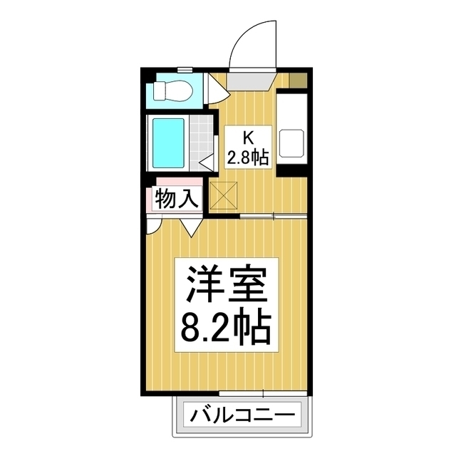 ウエストハイツ　Ｄ棟の間取り