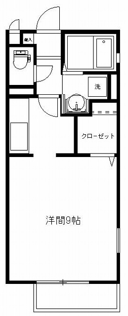 グリーンビレッジＦ・Ｍ　Ｆ棟の間取り