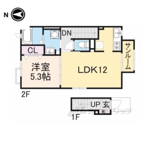 Ｒ－ＳＱＵＡＲＥの間取り