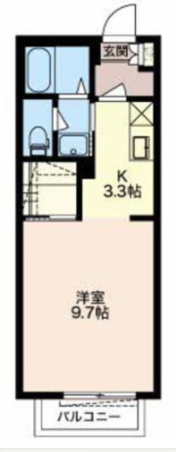 御殿場市新橋のアパートの間取り