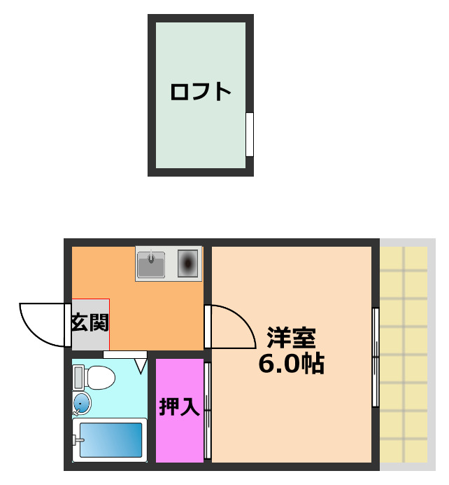 メゾン・デュ・ソレイユの間取り