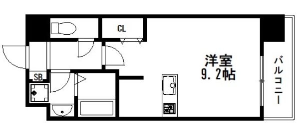 京都市東山区清水４丁目のマンションの間取り