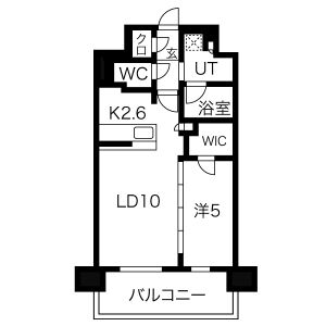 【ミュプレ上前津の間取り】