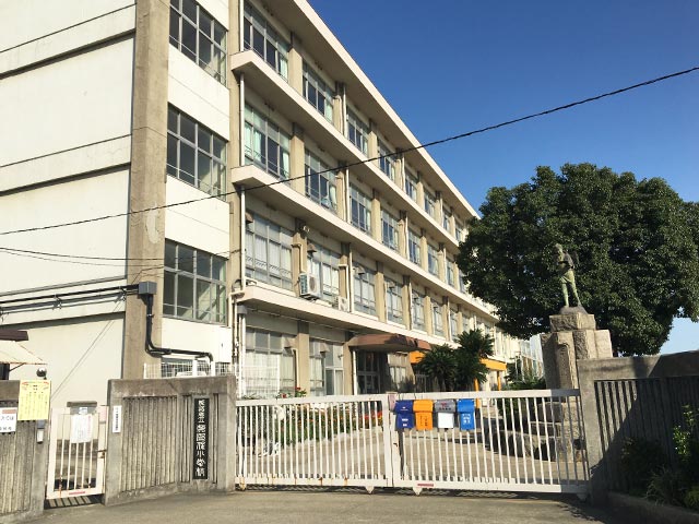 【姫路市飾磨区付城のアパートの小学校】