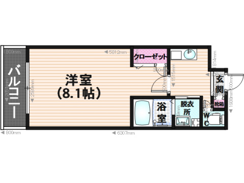 グレートフル南福岡の間取り