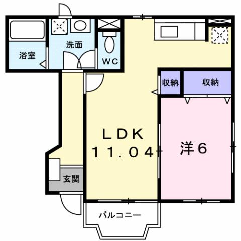 タウン日吉壱番館の間取り