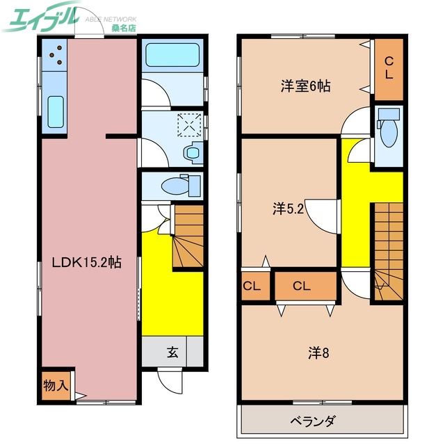 【桑名市萱町のその他の間取り】