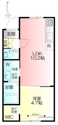 【Kukka綱島-8の間取り】