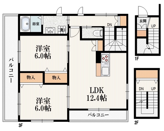 オアシス池尻の間取り