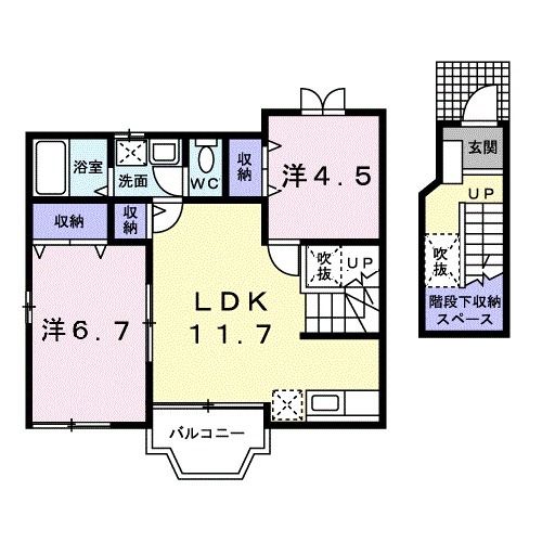 サンペスカIIの間取り