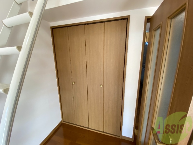 収納　ここに収納があります。収納があると部屋が広く使えます。