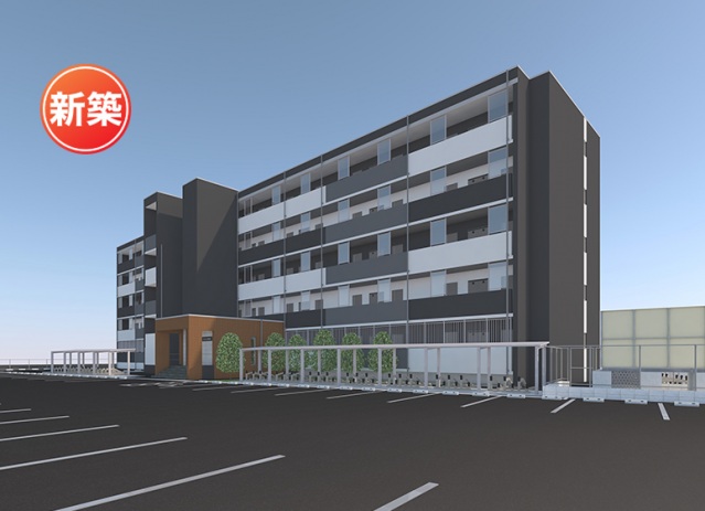 建物外観　完成予想図（仮称：ディークレスト長野三輪田町）