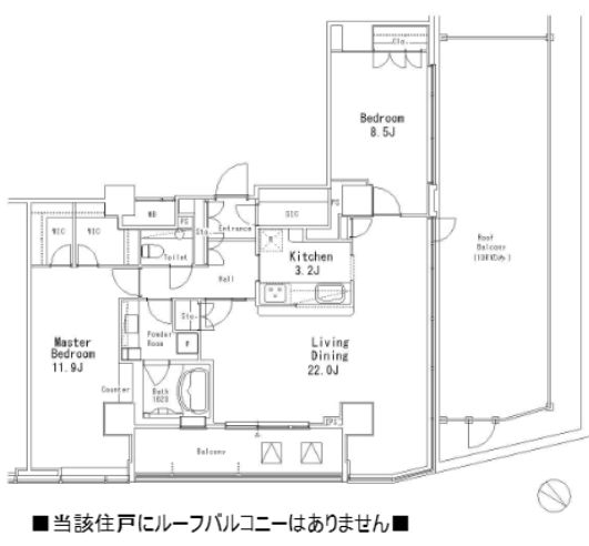 MFPR目黒タワーの間取り写真