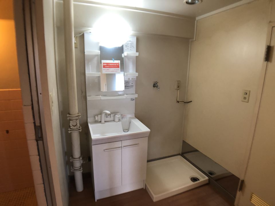 洗面設備　洗面脱衣所です