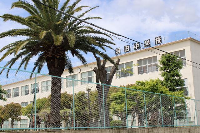 中学校　豊橋市立羽田中学校（中学校）まで1684m