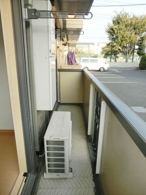 バルコニー　広々としたバルコニーです