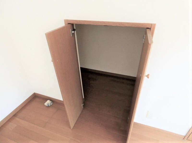 収納　たっぷりとした収納スペースです