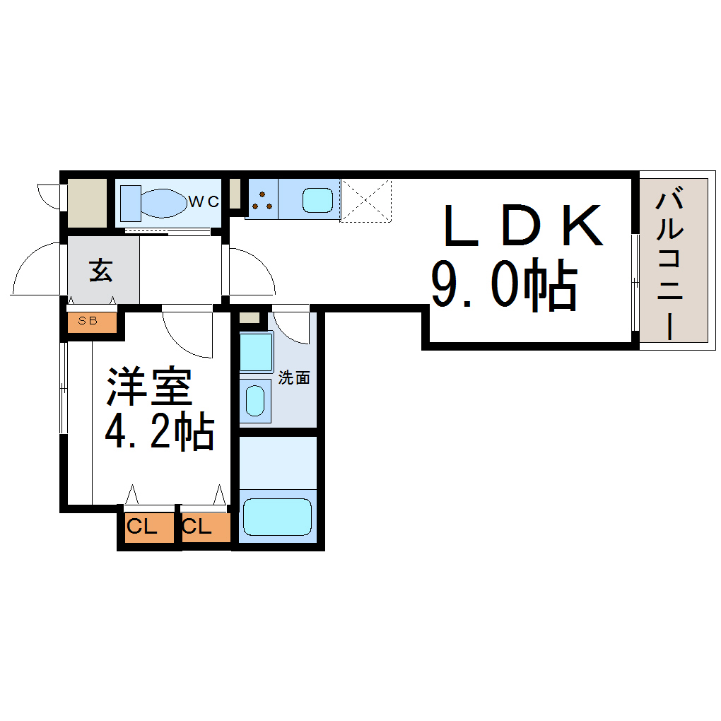 サンクラッソ塚口の間取り写真