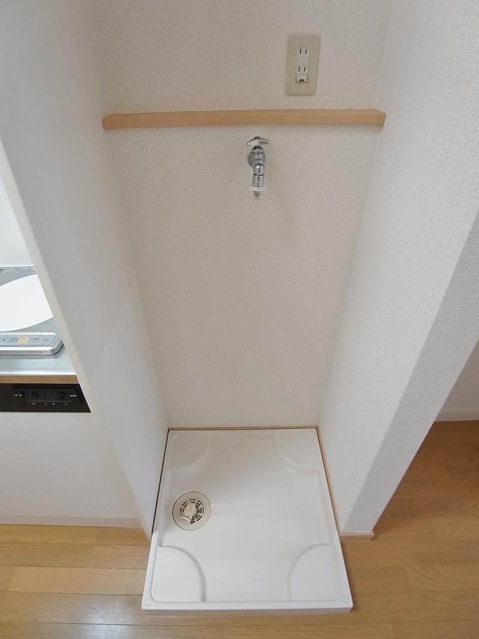 洗面設備　室内洗濯機置き場