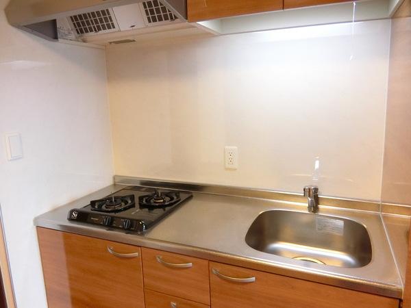 キッチン　システムキッチン！２口ガスコンロ！