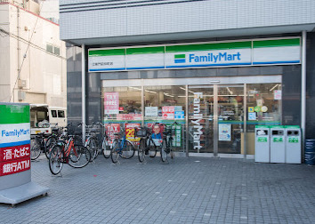 コンビニ　ファミリーマート 江東門前仲町店（コンビニ）まで414m
