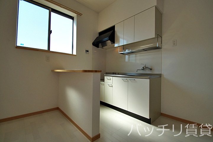 キッチン　写真は同タイプの別室参考写真になります。