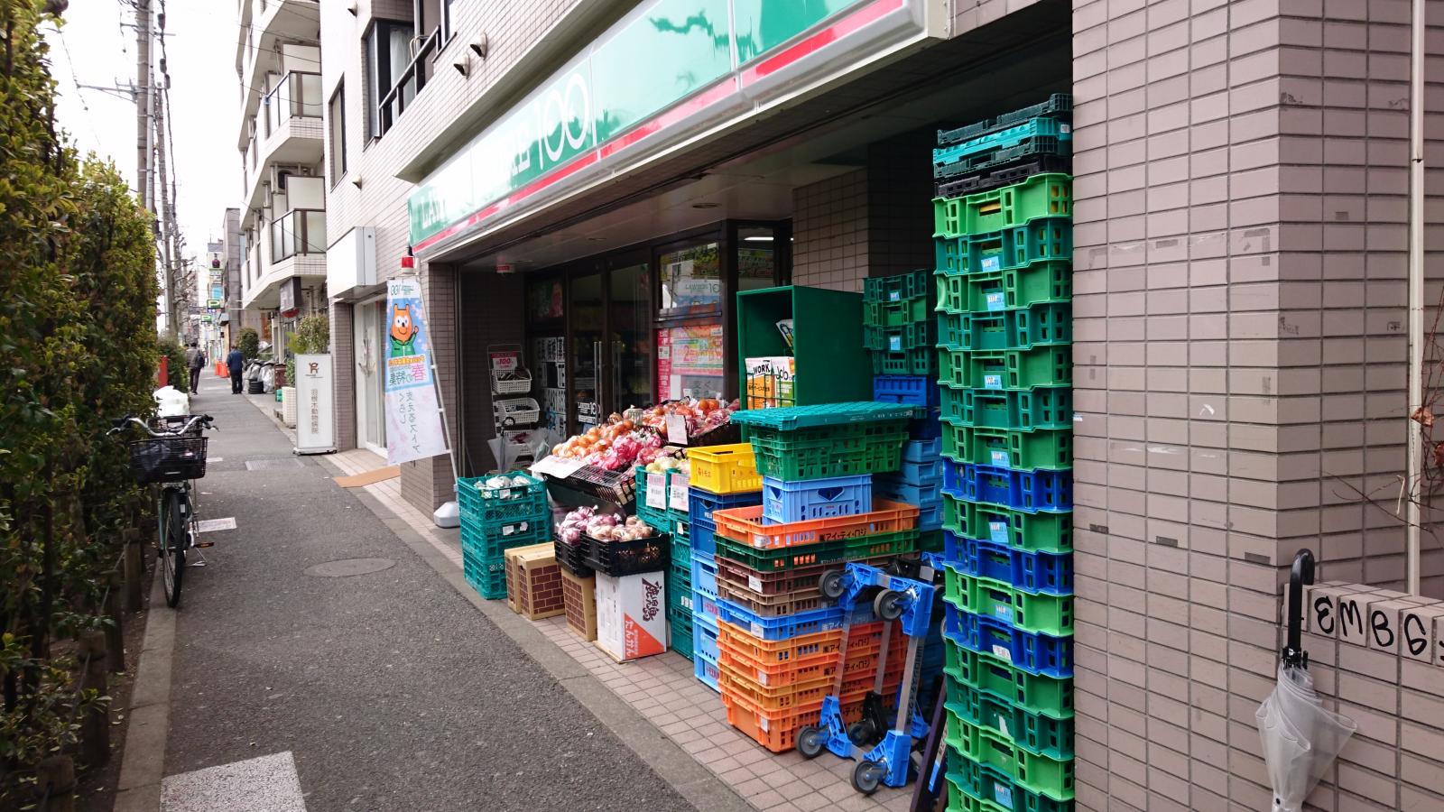コンビニ　ローソンストア100世田谷代田4丁目店（コンビニ）まで334m
