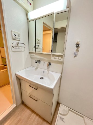 洗面設備　同物件、別号室の写真です。