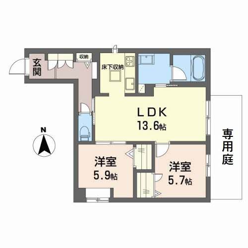 シャーメゾン金岡公園の間取り写真