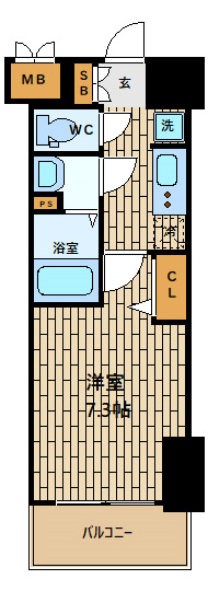 ララプレイス大阪福島プレッソの間取り写真