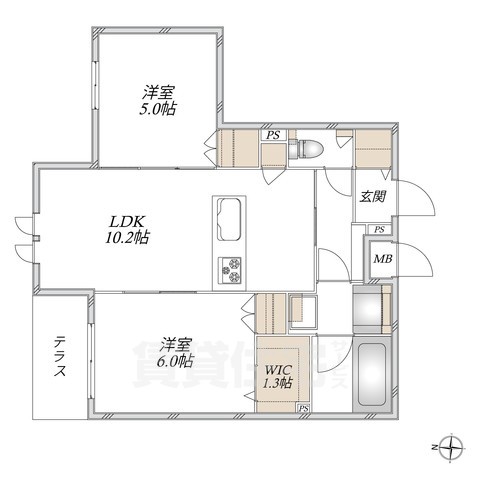 HEBEL MAISON 櫨塚の間取り写真