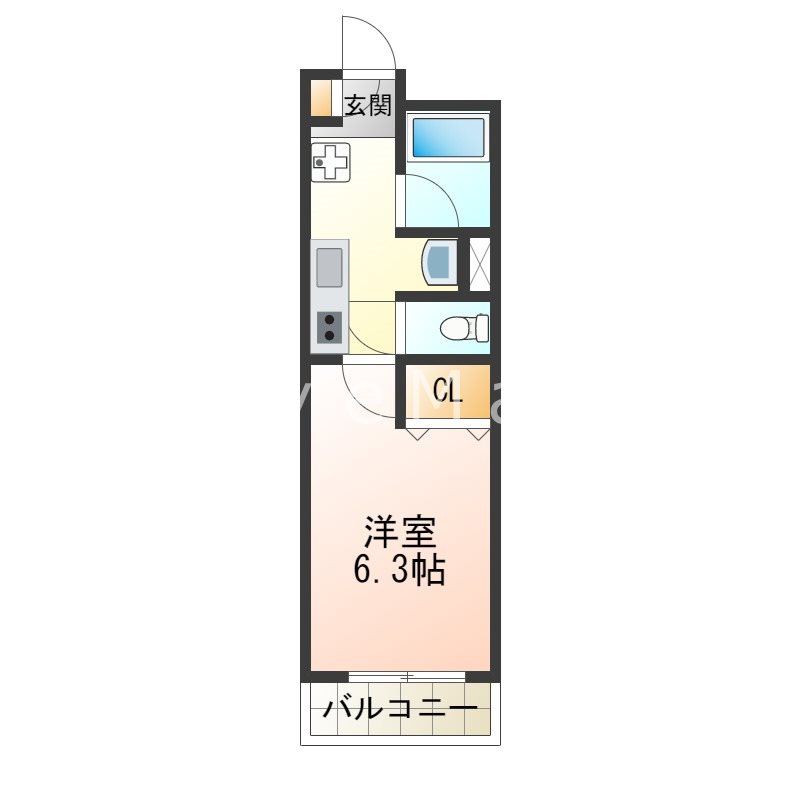 コスティエーロ須磨の間取り写真