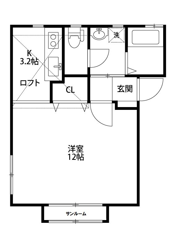 コーストIIの間取り写真