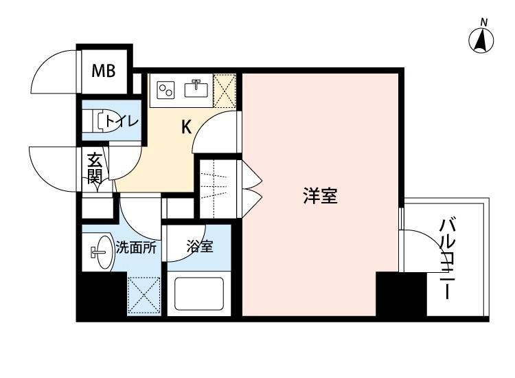 東京メトロ半蔵門線 住吉駅 徒歩9分 11階建 築10年の間取り写真