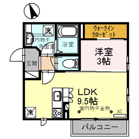 ゼフィールの間取り写真