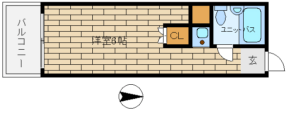 ネオダイキョー三宮の間取り