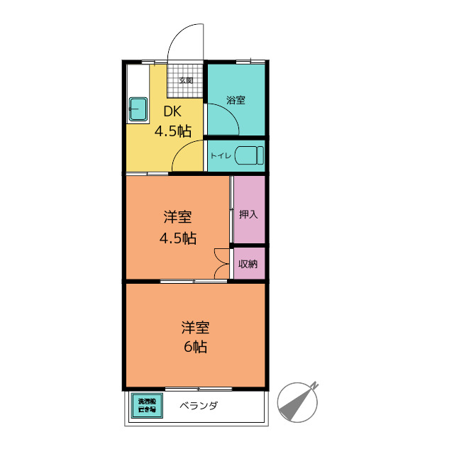 アメニティ川名の間取り