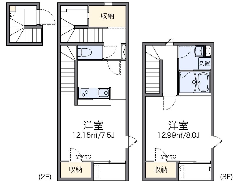 東京都中野区丸山１（アパート）の賃貸物件の間取り