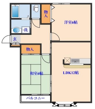 ビューシティ泉VIIの間取り