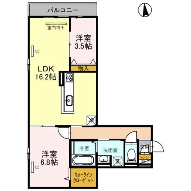 【Clashist墨江の間取り】