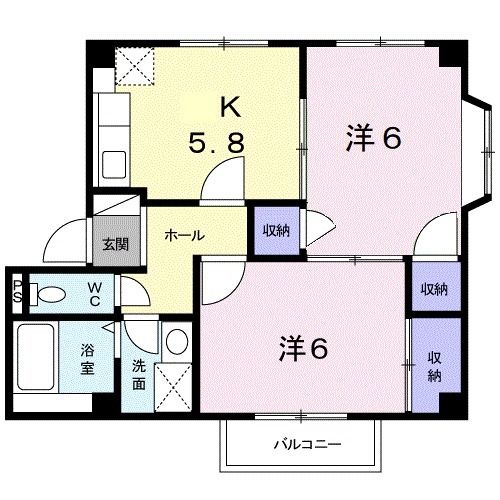 サンパティーク遠賀の間取り