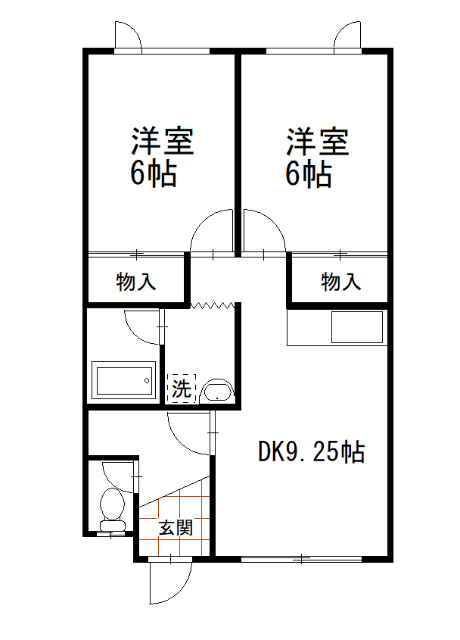 加藤マンションの間取り