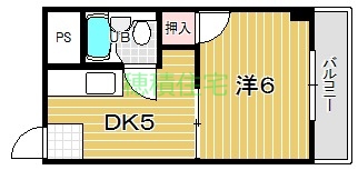 山崎第１０マンションの間取り