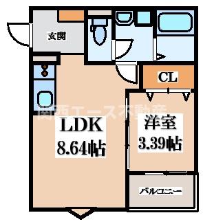 F+style大蓮北２号館の間取り