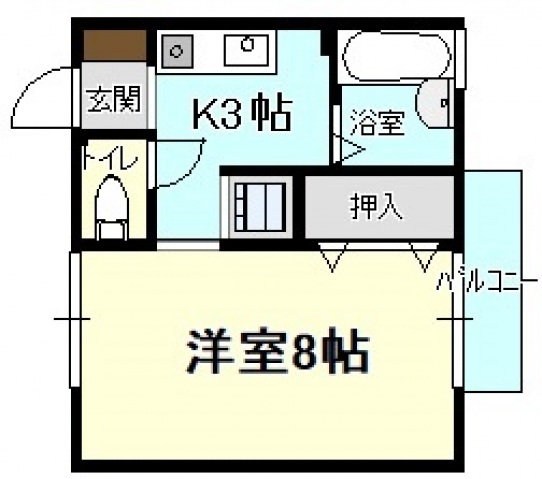 広島市安佐南区伴中央のアパートの間取り