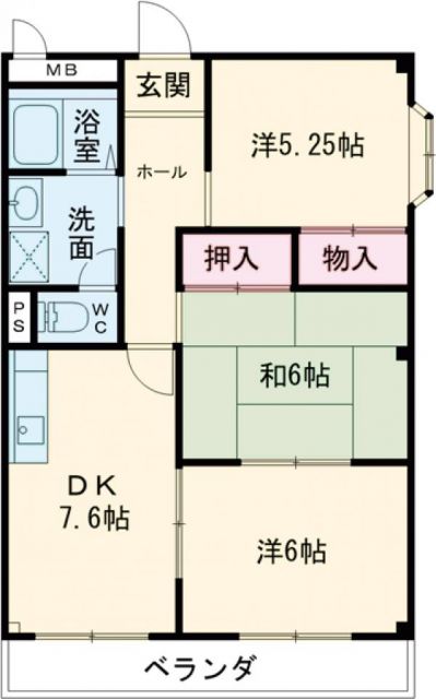 アザレア宮前の間取り