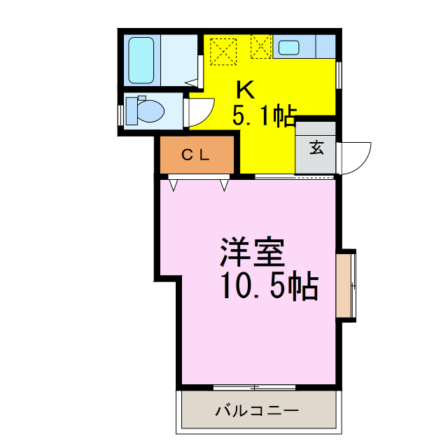 ラフォーレ・リックの間取り