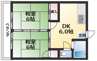 リバーサイドIの間取り