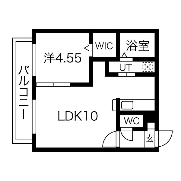 ソミューム発寒南の間取り